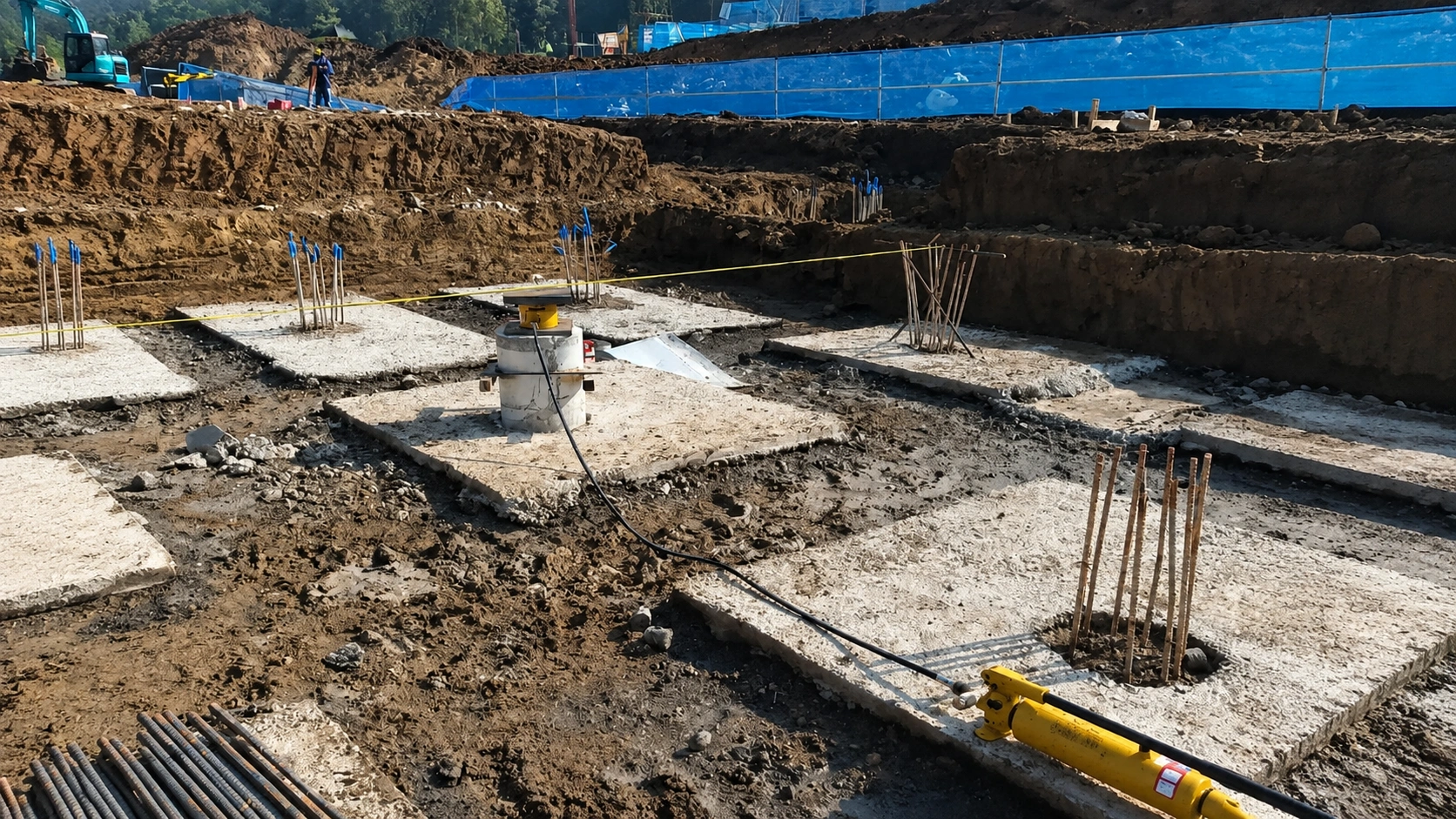 Portofolio Proyek Pengujian Beban Fondasi Saguling