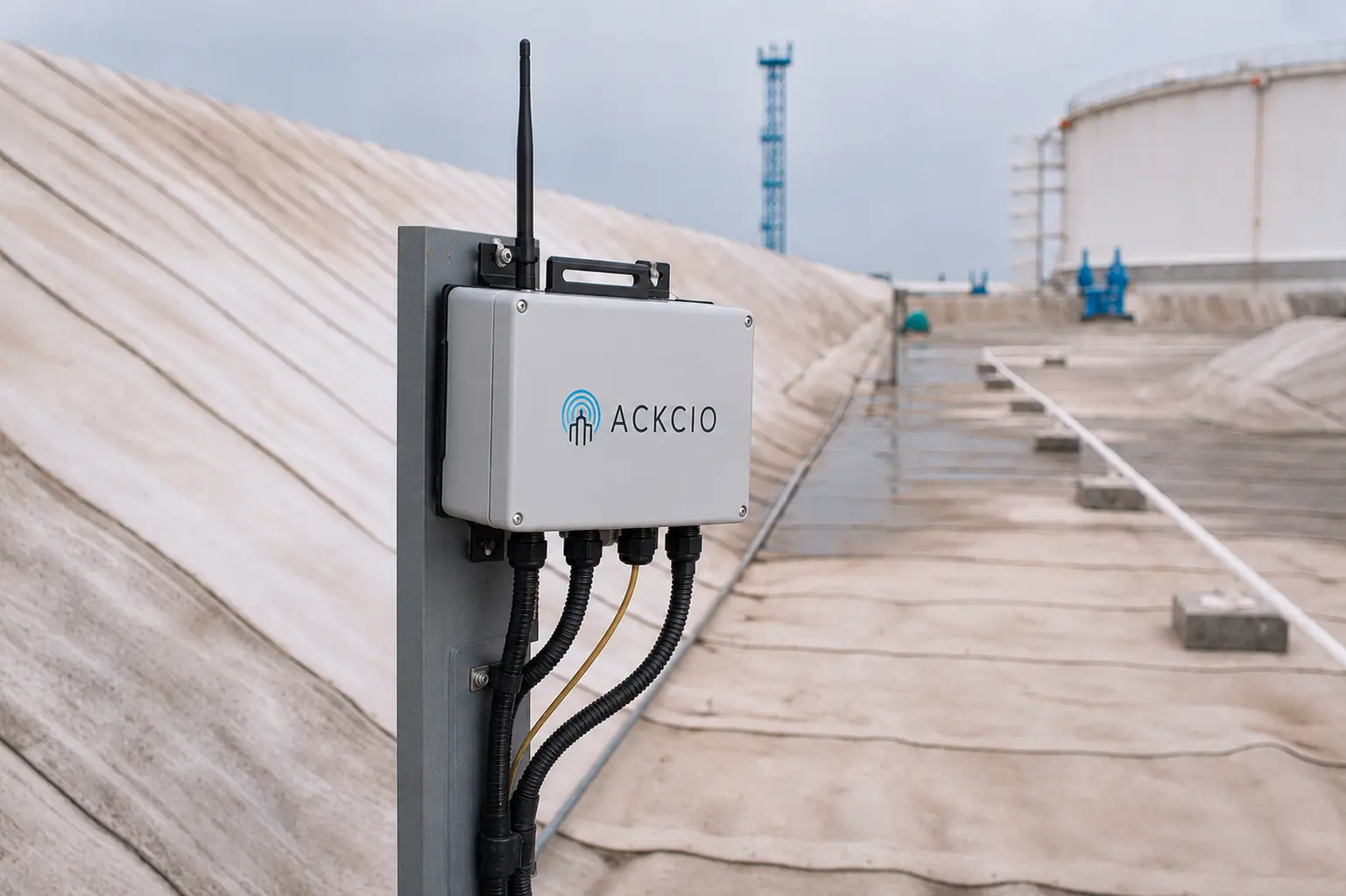 Instalasi sensor automated monitoring ESG geoteknik