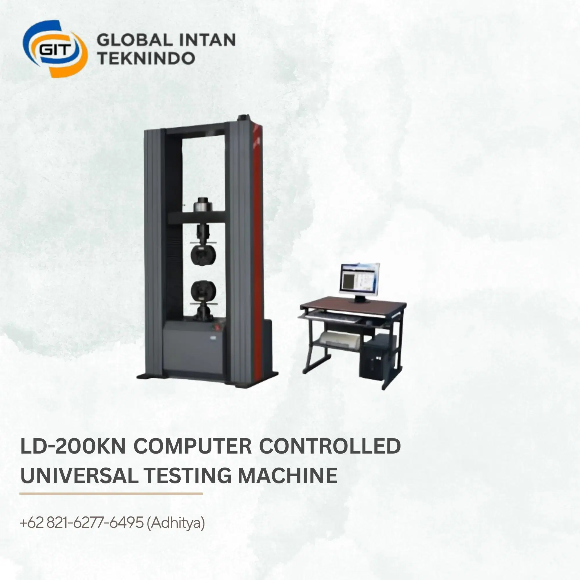 Universal Testing Machine LD-200kN dari PT Global Intan Teknindo