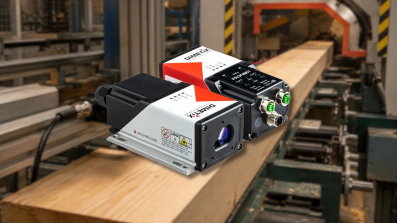 Positioning Panjang Kayu dengan Sensor Laser Dimetix