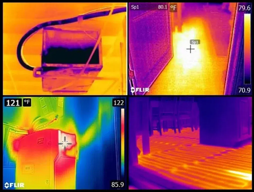 Kamera thermal untuk mendeteksi suhu objek tanpa kontak langsung
