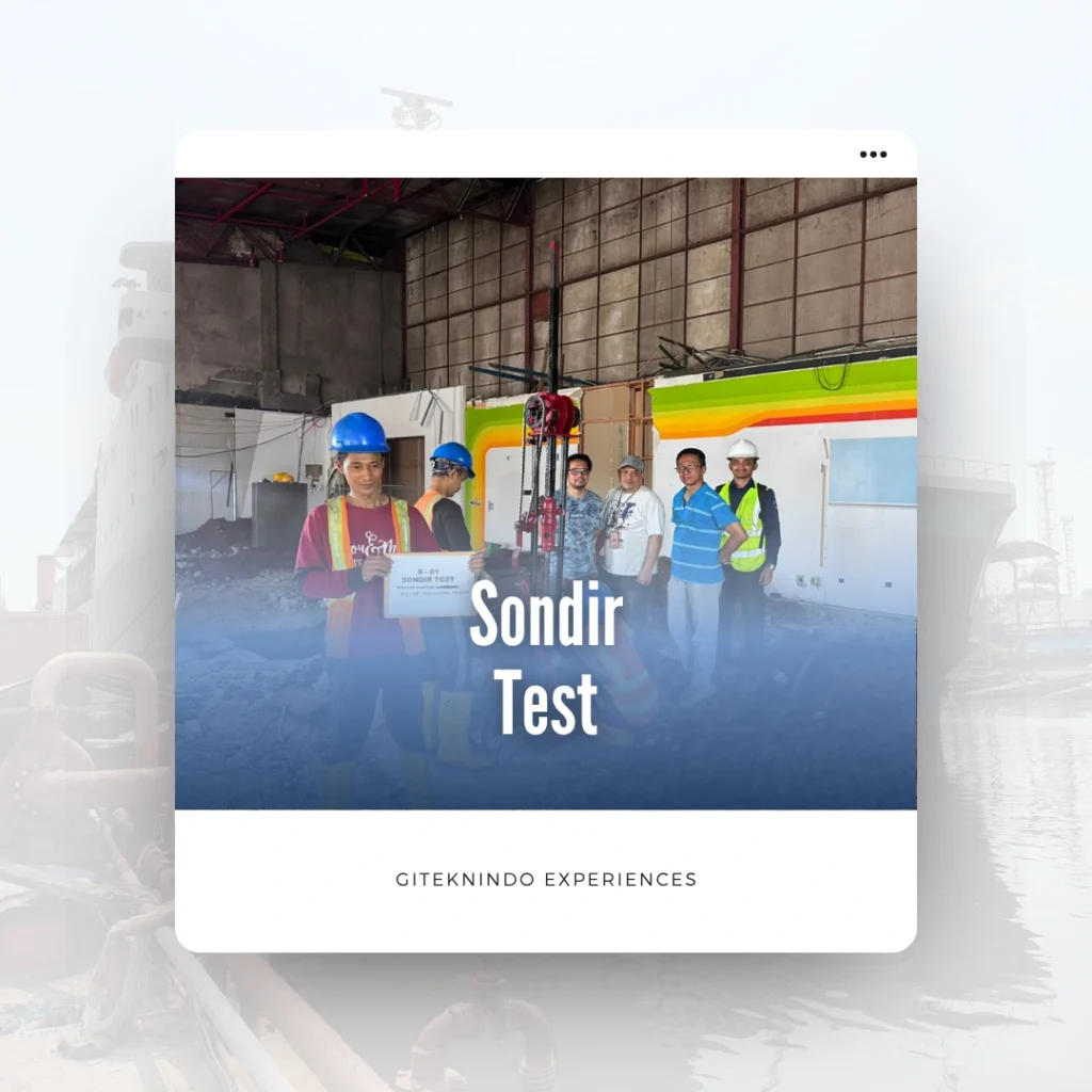 Proyek Sondir Test PT Kalbe Consumer Health di Pulomas, Jakarta Timur
