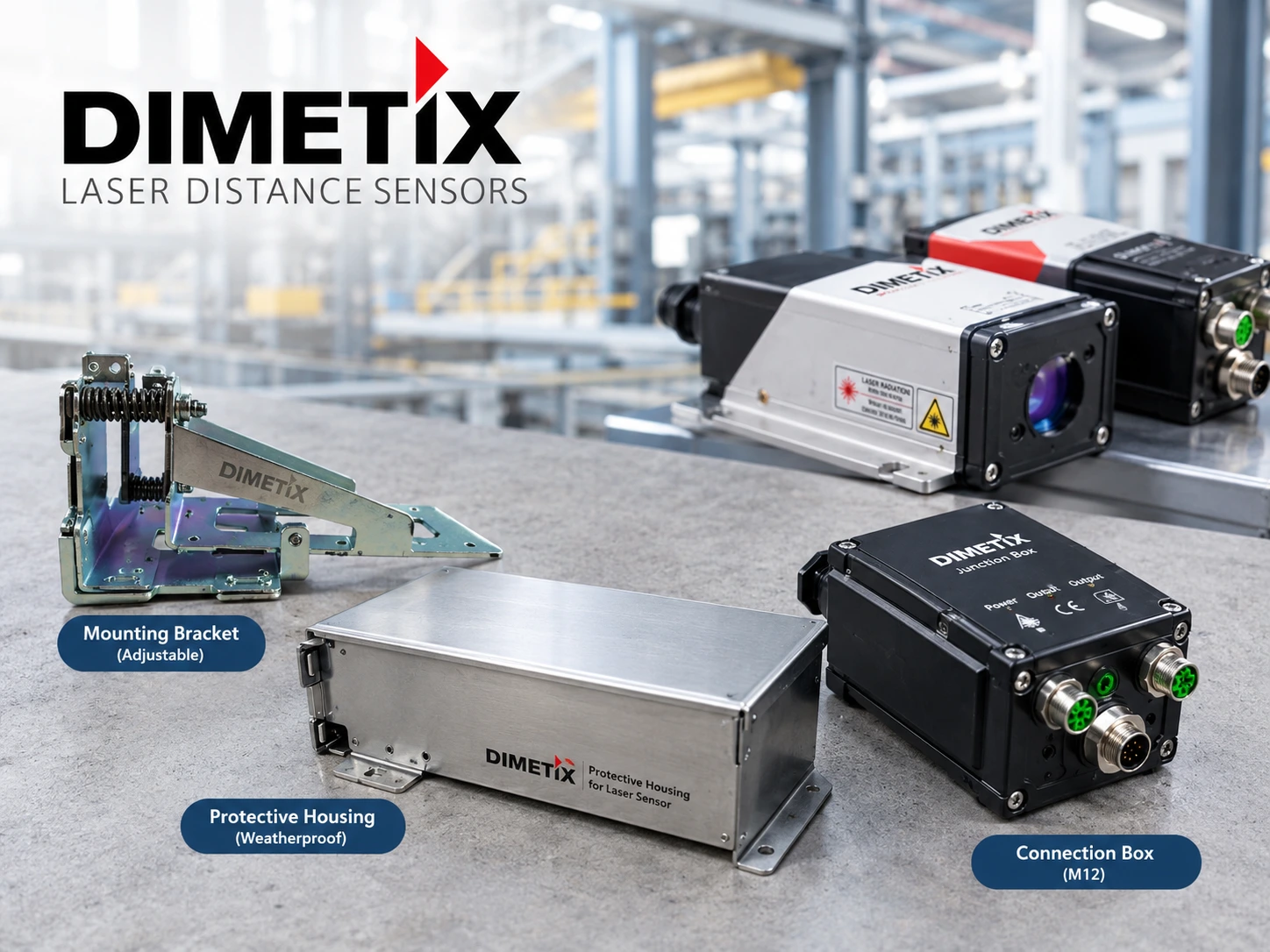 Aksesori Laser Distance Sensor Dimetix
